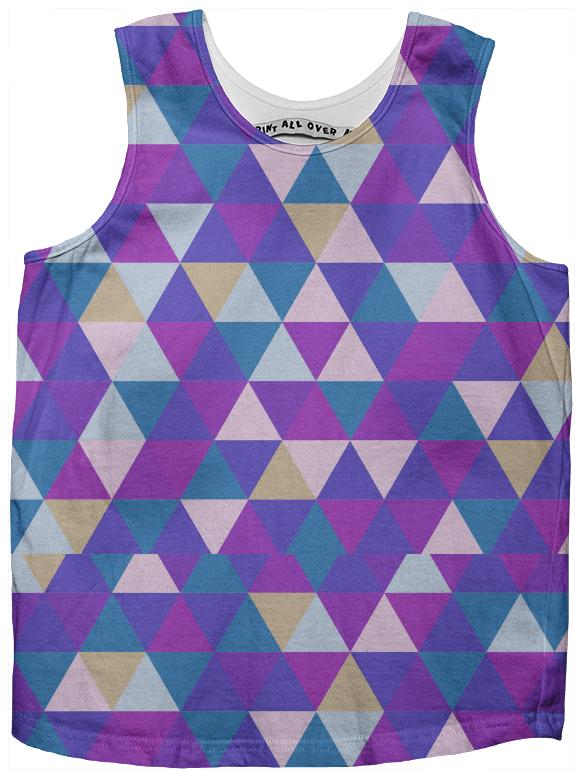 Abstract Triangles 2 Kids Tank Top