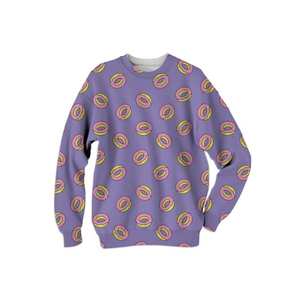 Donut sweater violet