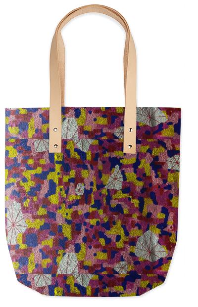 Textured Color Summer Tote