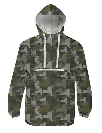 New York Camo Co Windbreaker