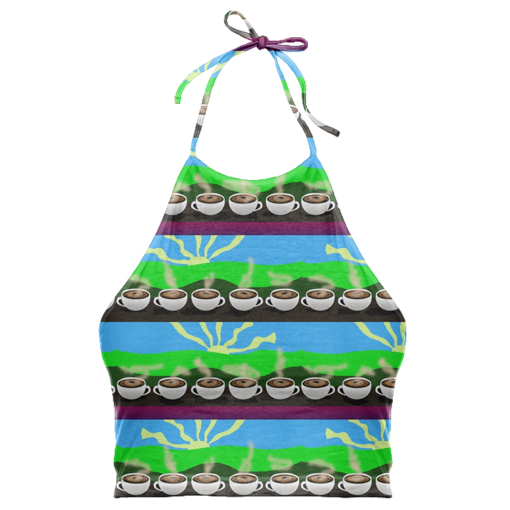 Coffee Morning Halter Top