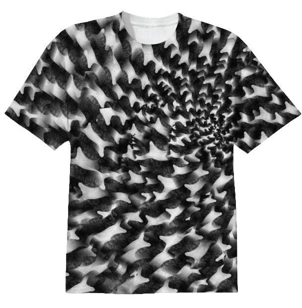Ghost spiral T shirt