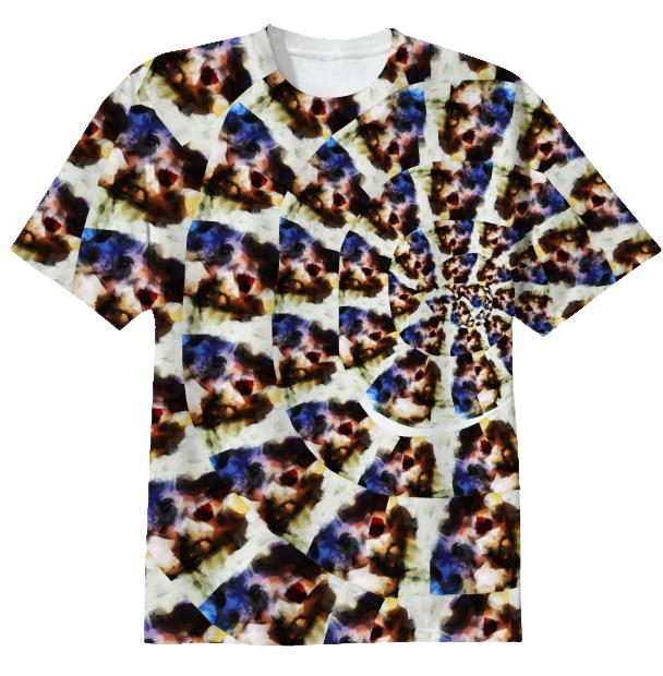 Disturbance spiral T shirt