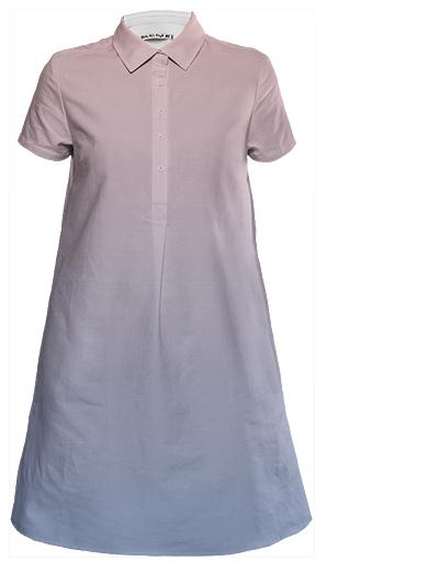 Pantone 2016 ombre shirt dress