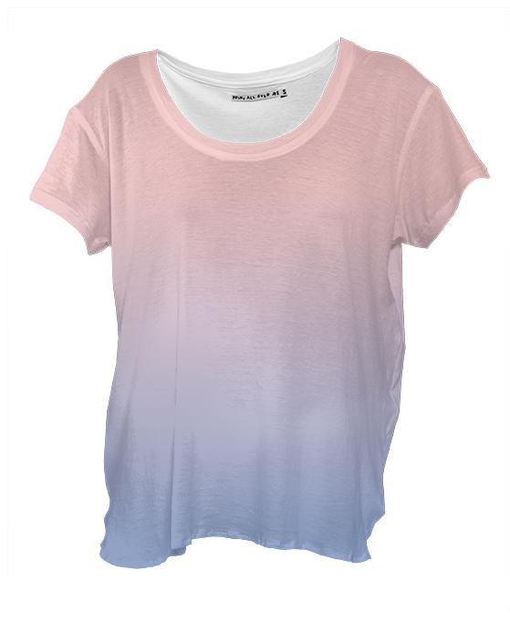 Pantone 2016 gradient drape shirt