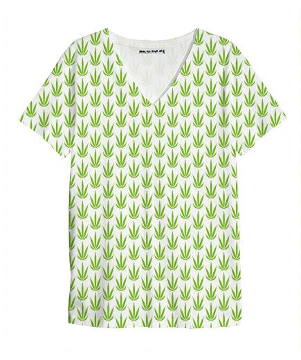 Deco Design Cannabis Print Shirt
