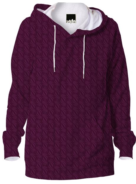 Purple Cannabis inspired pattern Hoodie