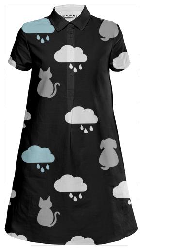 Raining Cats Dogs Black