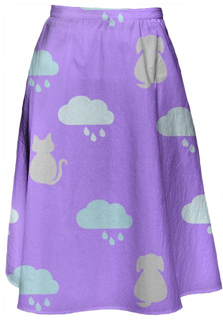 Raining Cats Dogs Purple