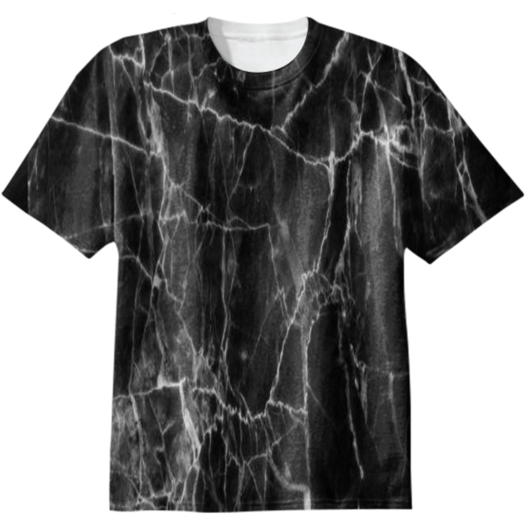 Black and white marble tshirt