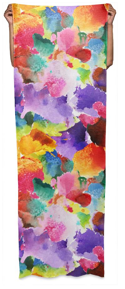 colorful floral patternWrap Scarf