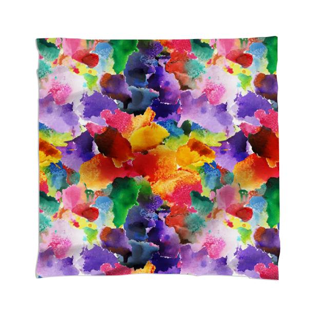 colorful floral pattern Scarf