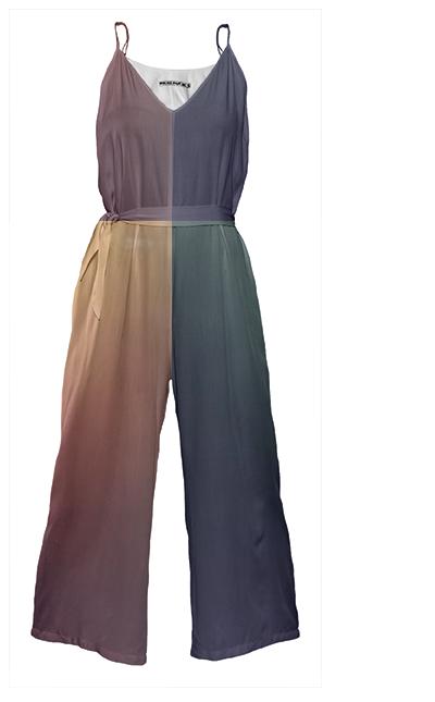 Quadrant gradient jumpsuit