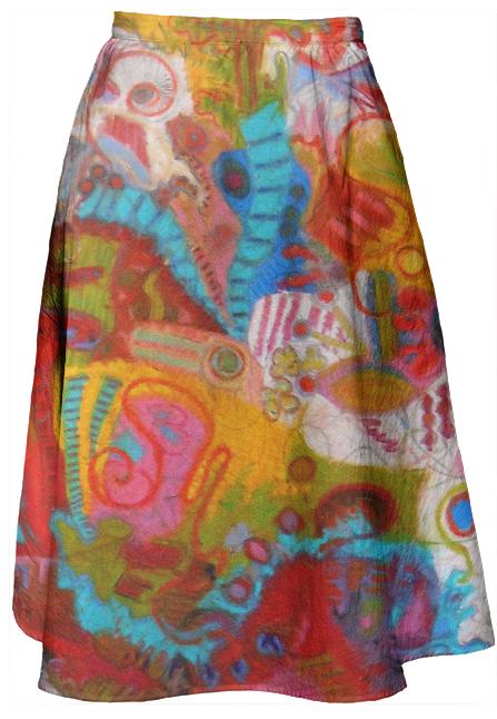 Jambalaya Midi Skirt