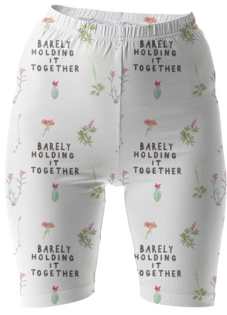 Barely Bloom Bike Shorts