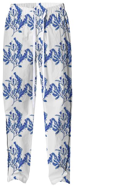 blue seaweed pajama pant