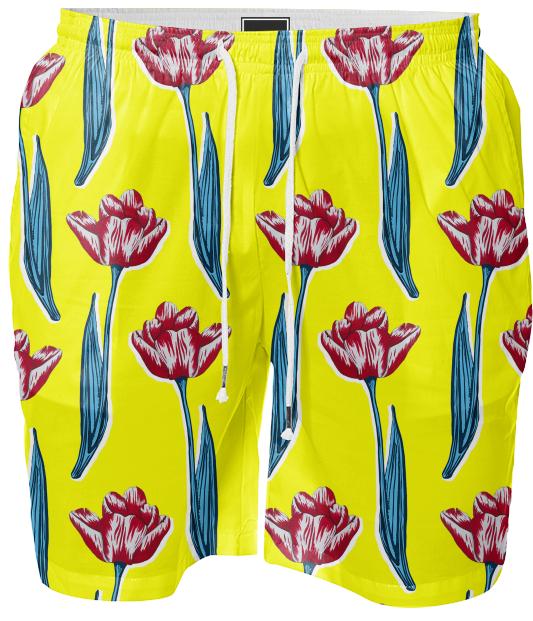Dutch Tulip Swim Trunks