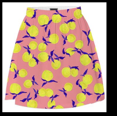 Yellow Peaches skirt