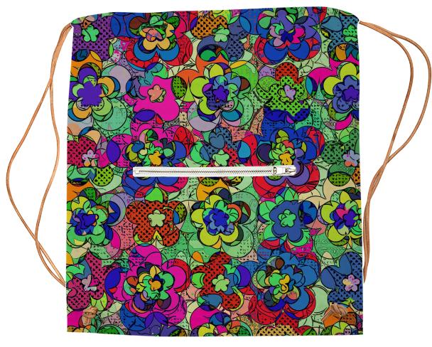 Retroblooming sports bag