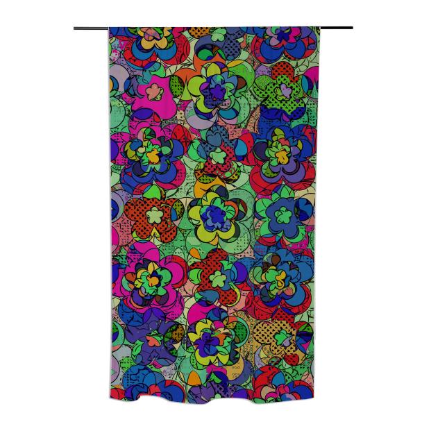 Retroblooming curtain