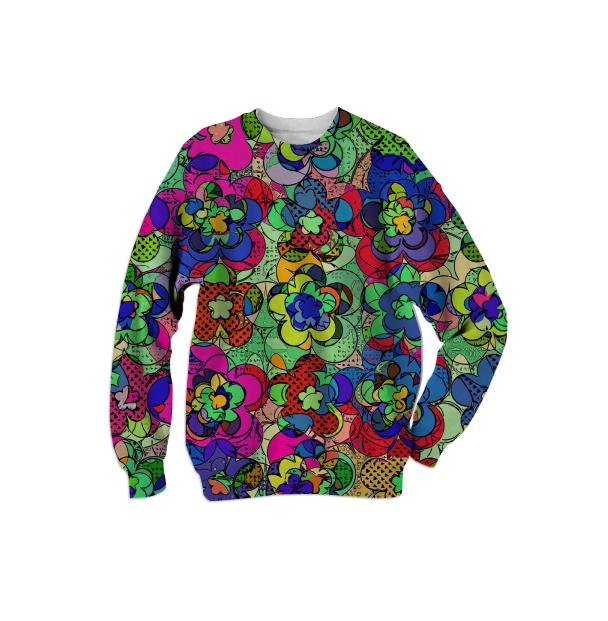 Retroblooming sweatshirt