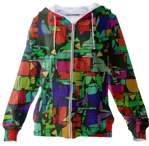 Toon Metropolis zip up hoodie
