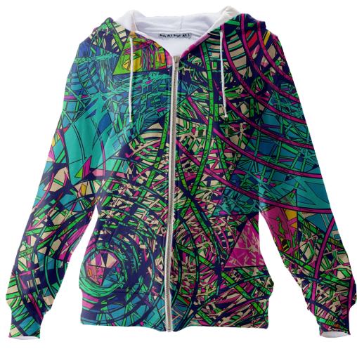 Spring Swing zip up hoodie
