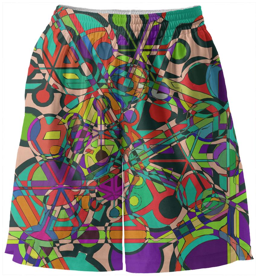 Cluster basketball shorts