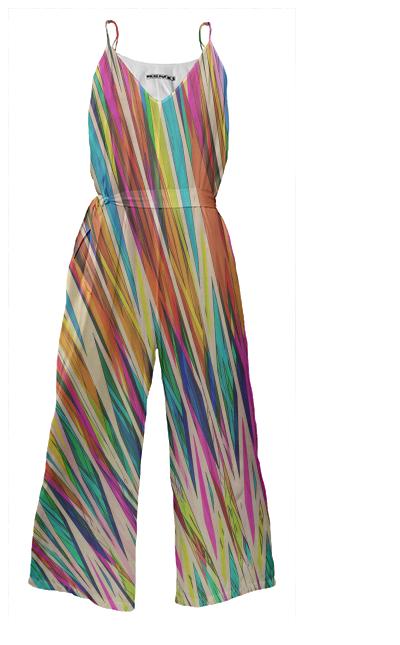 Good Day Sunshine tie waist jumpsuit