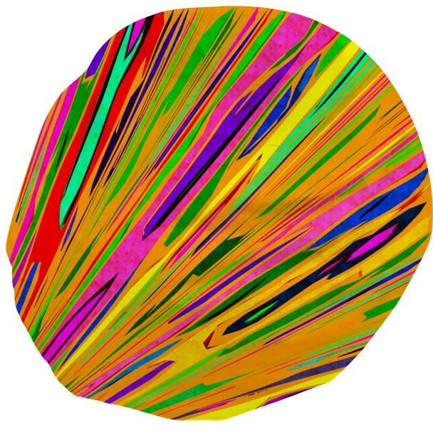 Orange Crush bean bag