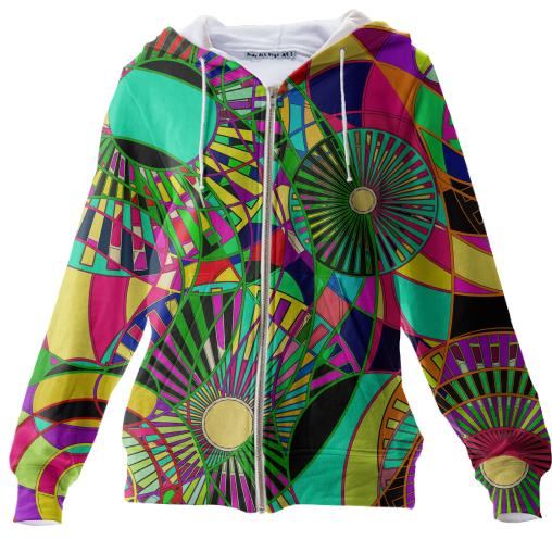 Sundae Sunday zip up hoodie