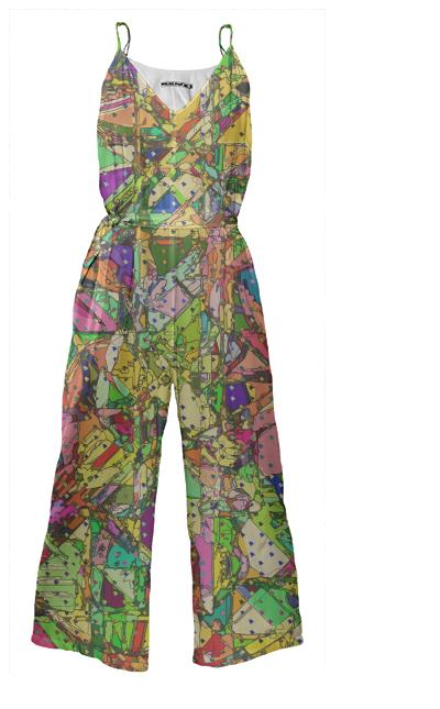 Rain tie waist jumpsuit