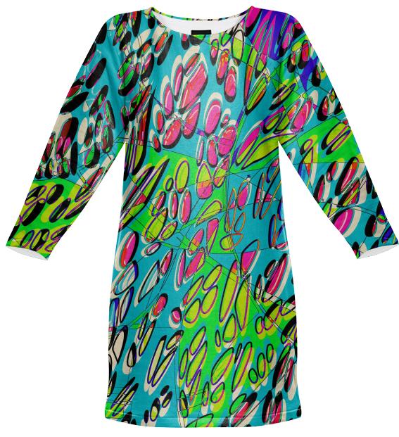 Petri Peepers sweatshirt dress