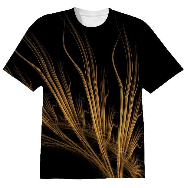 Abstract Gold Branching Design