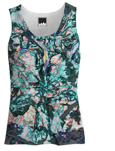 Accents of Blue Woman Tank Top