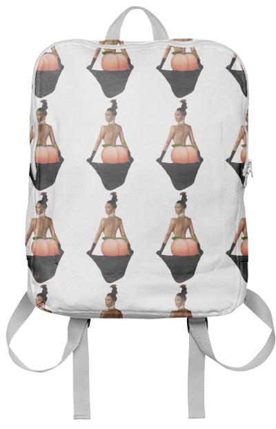 Kim Kardasian Peach Emoji Backpack