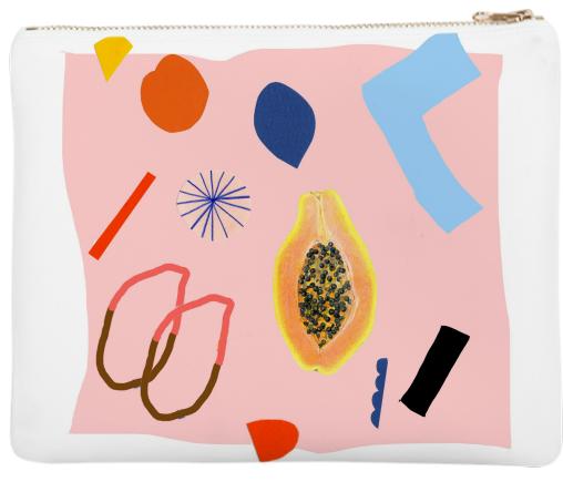 Shapes and Fruits Neoprene Clutch