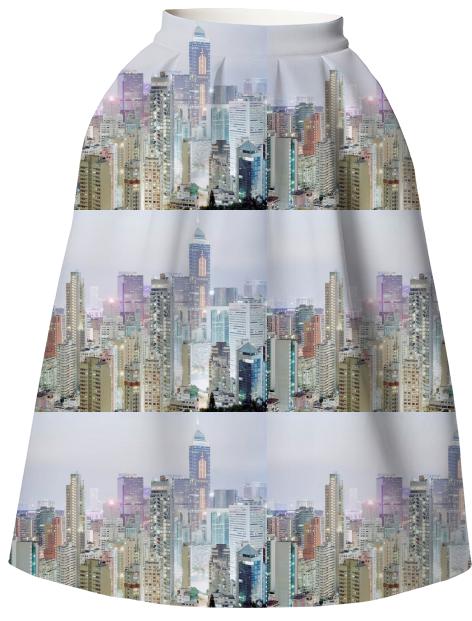 Cityscape Skirt