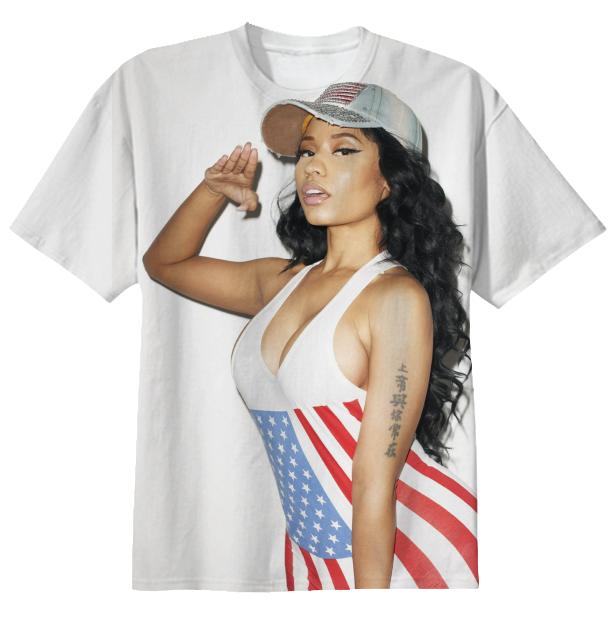 Nicki Minaj American Flag T Shirt