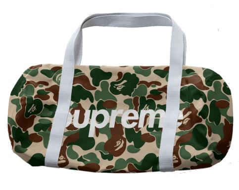 Supreme x Bape Duffle Bag