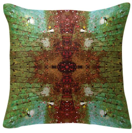 Red Raindrops Pillow