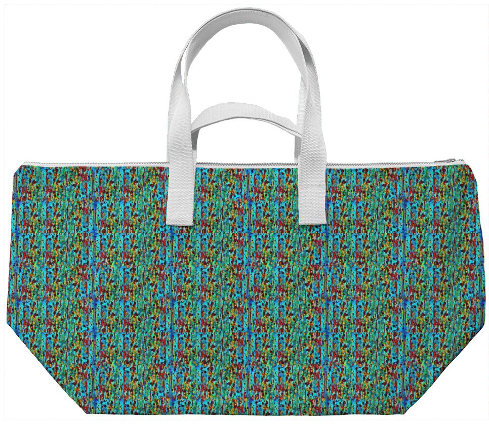 Painting Pattern Beach Weekend Bag