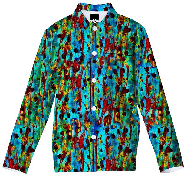 Cool Abstract Painting Pajama Top