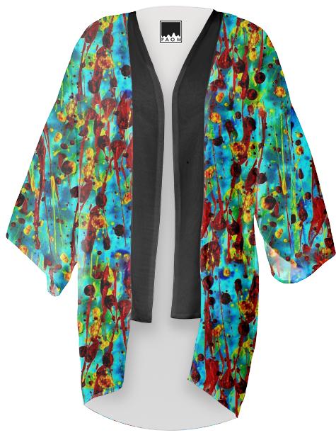 Unique Painting Kimono