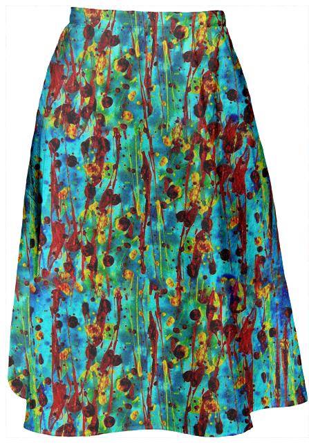 Colorful Midi Skirt