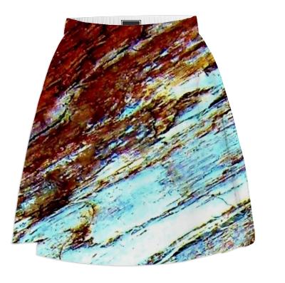 Cool Abstract Summer Skirt