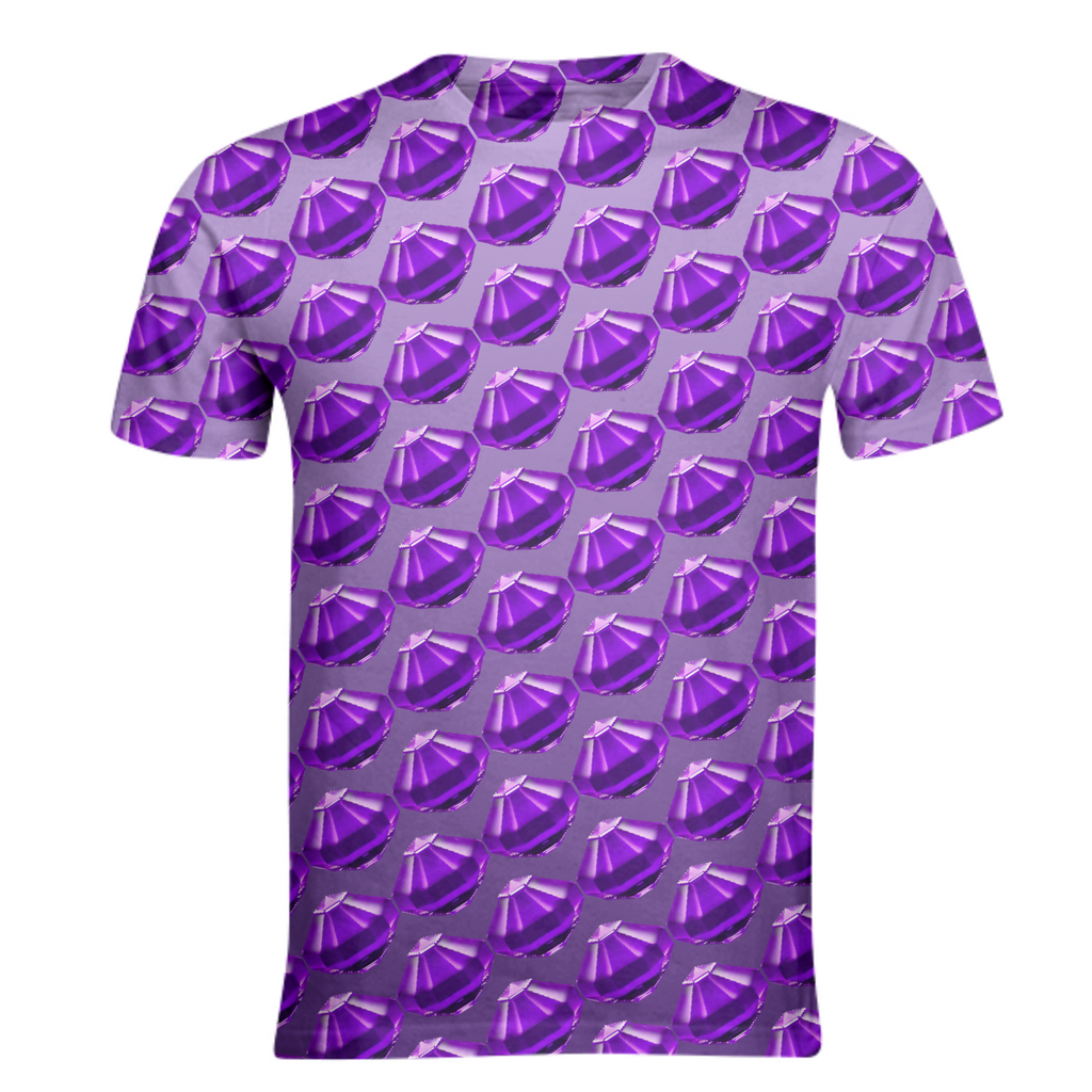 Purple gem geometric