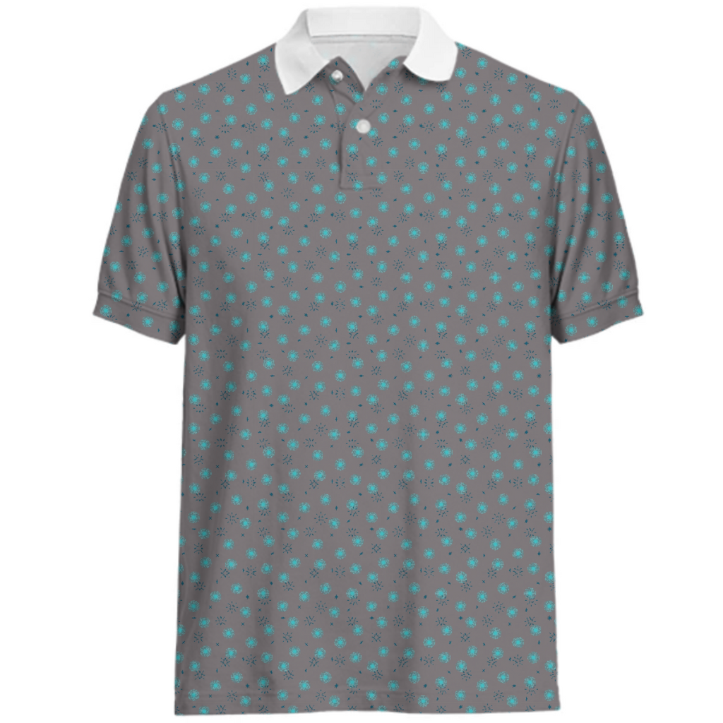 Abstract Dots Explosion 3 Polo Shirt