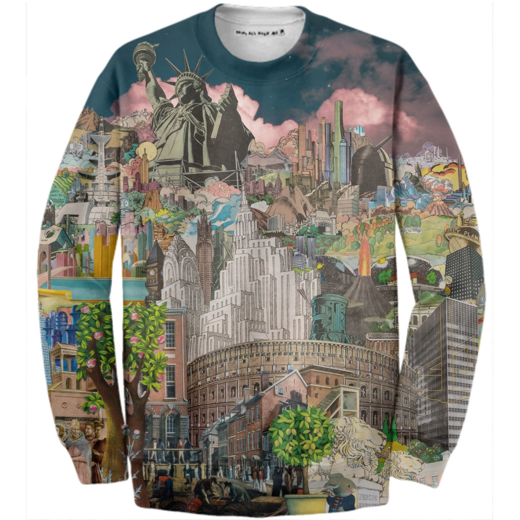 Night Time at Dreamtropolis (Cotton Sweater)
