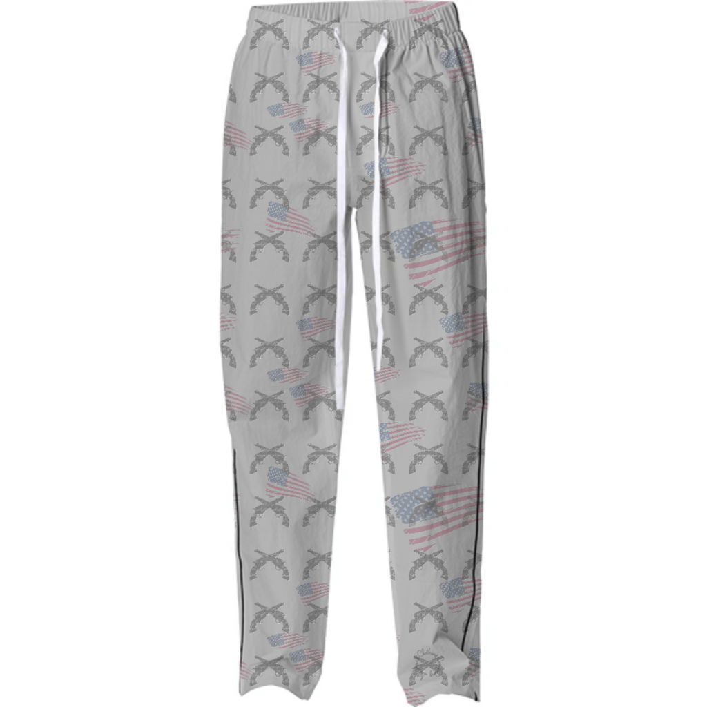 American Theme print pajamas bottom